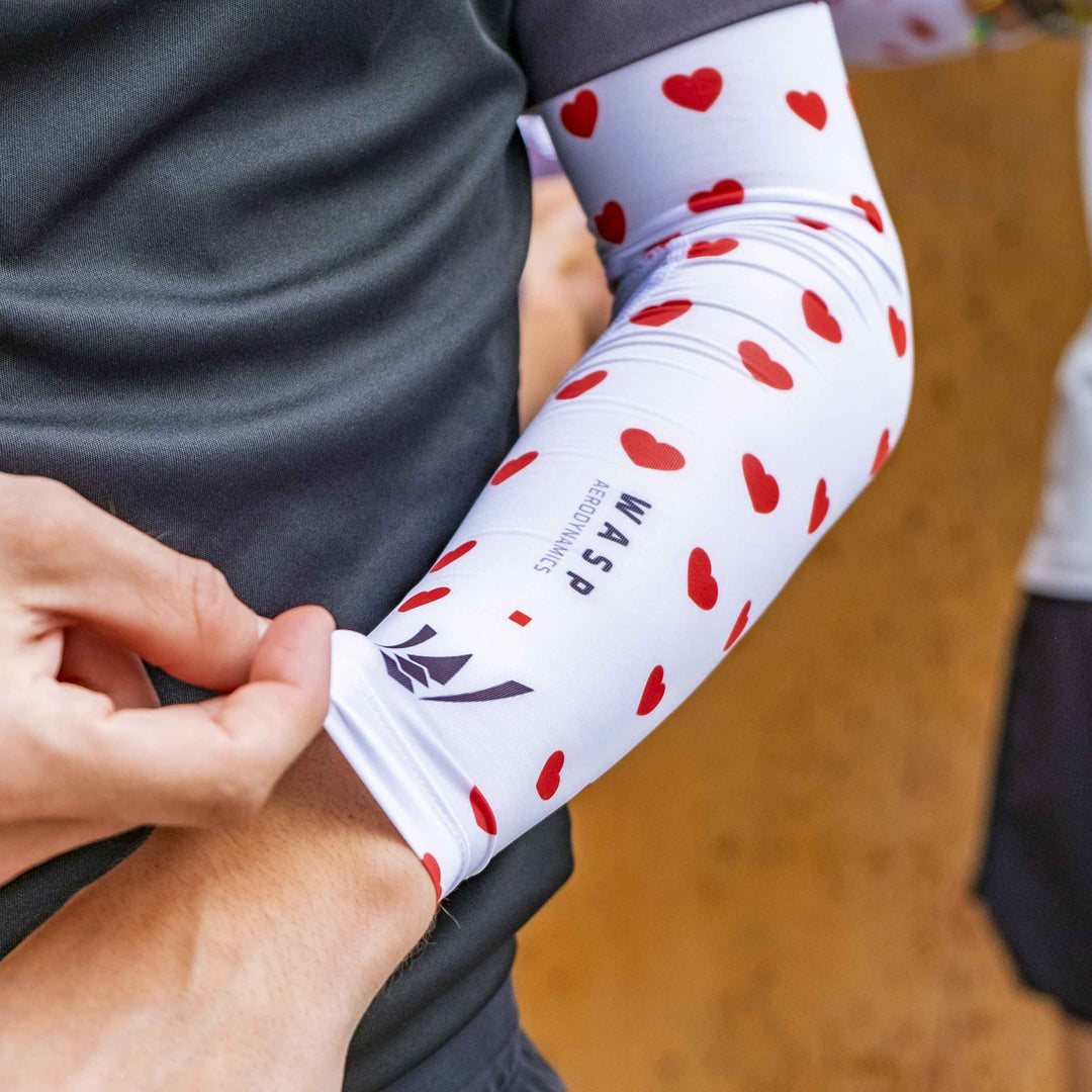 Exquisite craftsmanship, attention to detail, and premium spandex ensure top-tier quality in our arm sleeves.